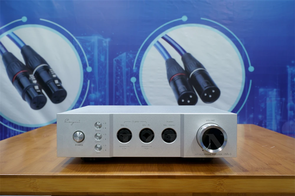 Ca-yin IHA-6真空管ヘッドホンアンプ6.35mm 3ピンXLR 4ピンバランス