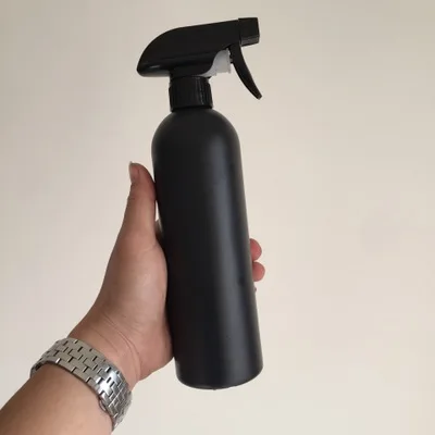 500ML HDPE Matte Black and White Spray Bottle Cleaner Spray Bottle Cleaning Production Package Household Production Package