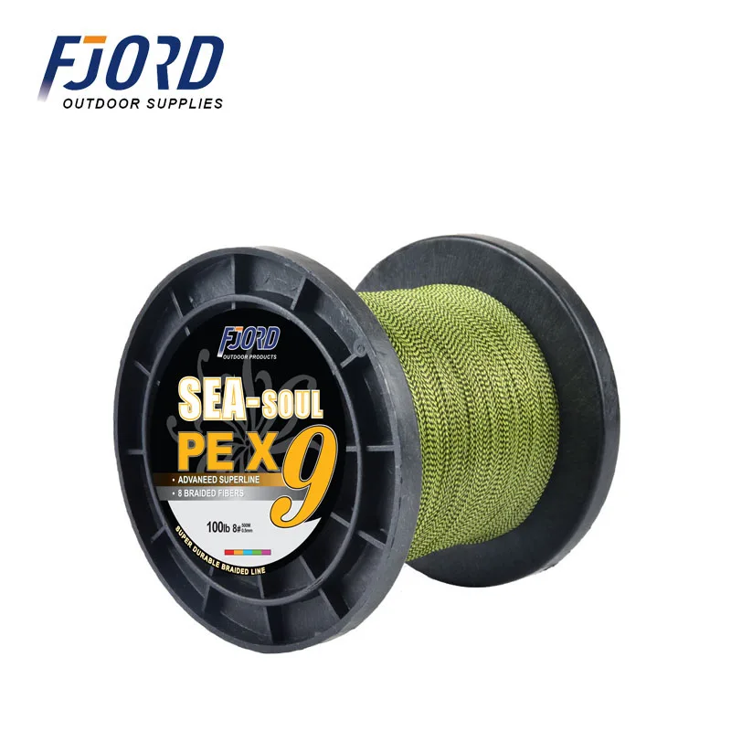 Fjord 500m 300m 150m 4x 8x 9x Strong Pe Fishing Line Power