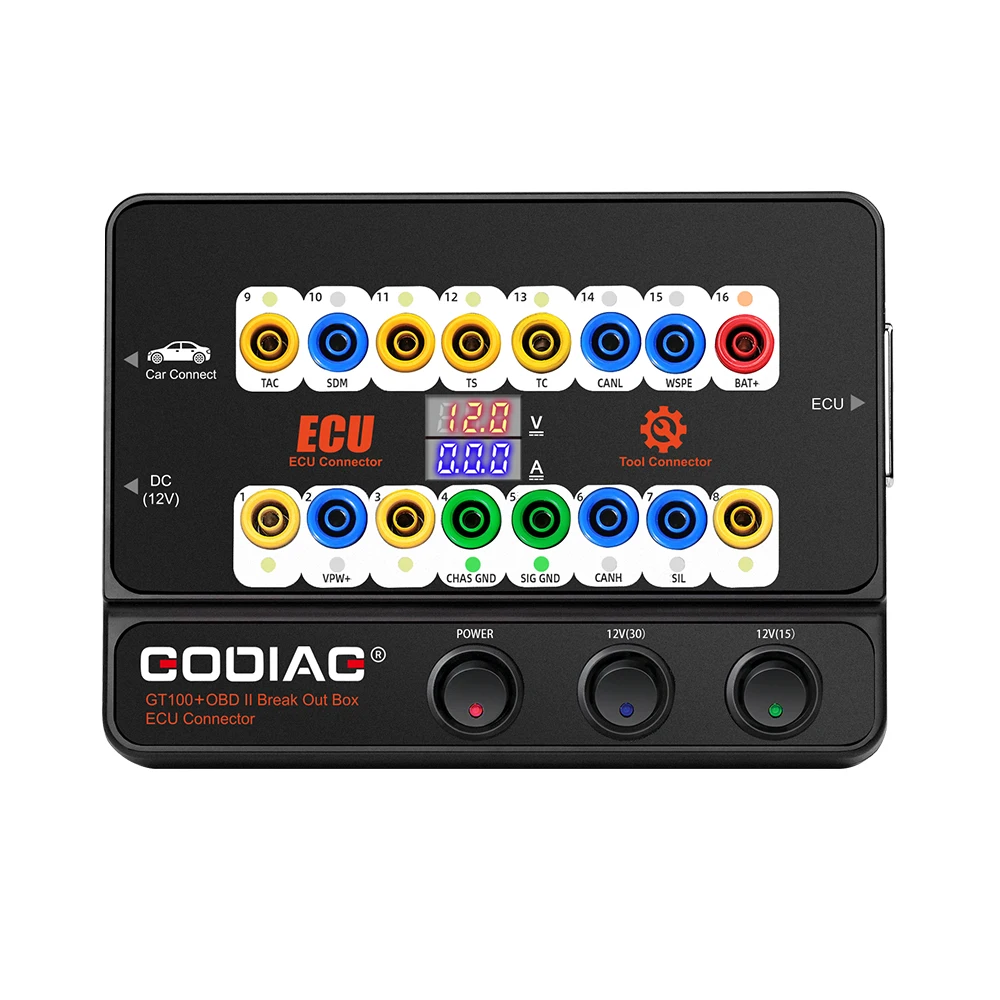 GODIAG Break Out Box Convert OBD1 Diagnostic Interface 16PIN Detector Breakout GODIAG GT100 PRO GT100+ AUTO OBD2 ECU Connector