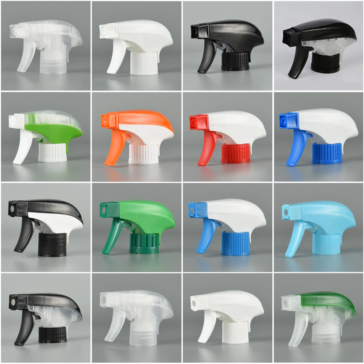High Quality Non Metal Spring Plastic Trigger Sprayers 28 400 410 415 Bottle Foam Pump Trigger Sprayer for Cleaning Spray Nozzle