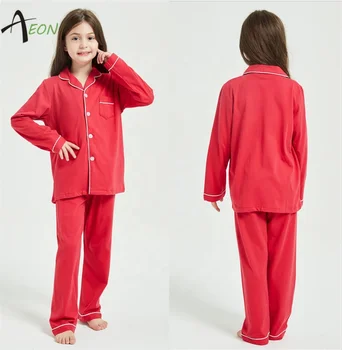 Kids Pyjamas 100% cotton pajamas sleepwear for kid