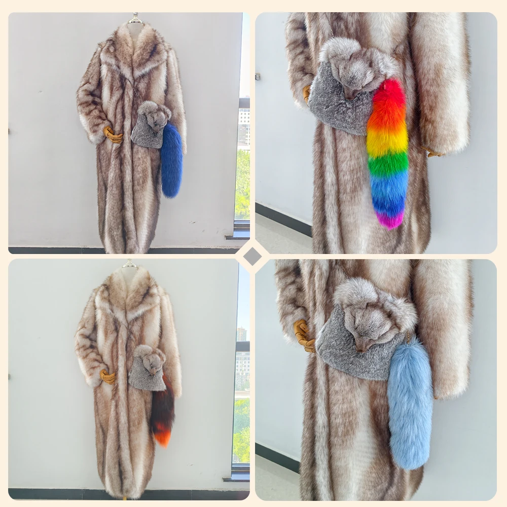 Alibaba.com: Wholesale large size foxtail fluffy real fox fur