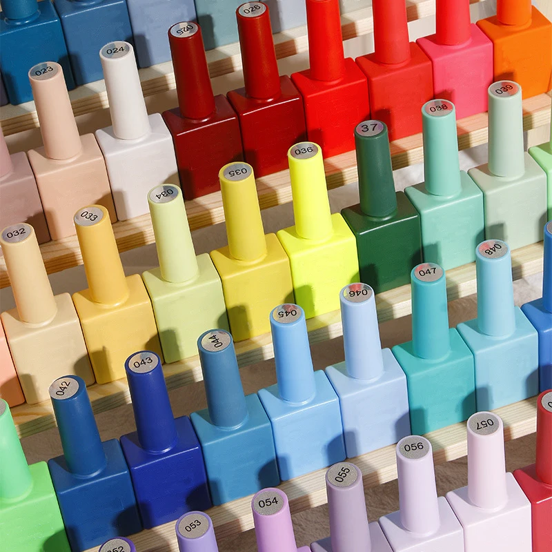 MANNFI Factory Wholesale High Quality Nail Art Gel Polish 105 Colors Soak UV LED Gel Nail Supplier with Low Price