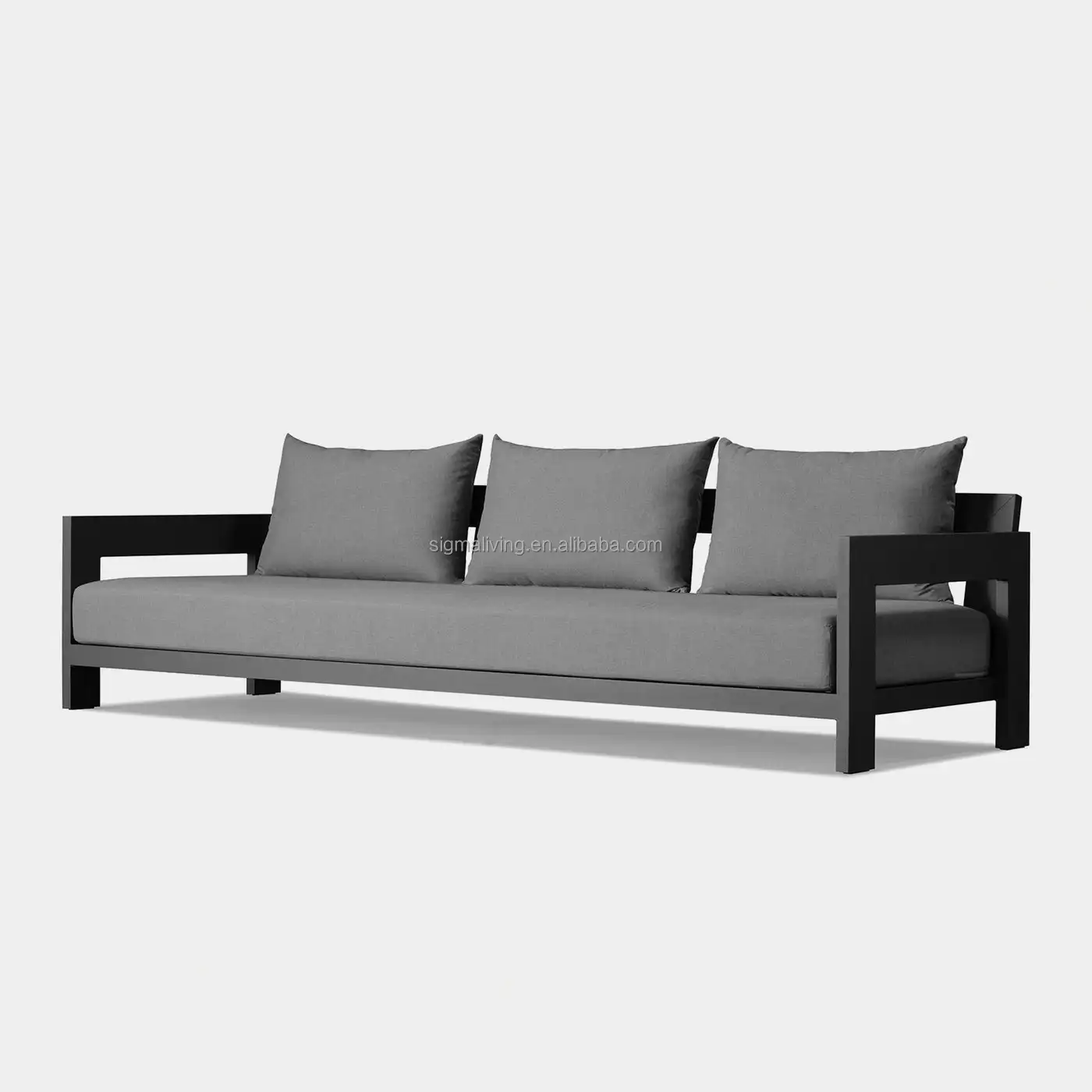 Outdoor Garden Sets Patio Furniture Set Outdoor Sofa Luxury Hotel Furniture 3 Seat Sofa