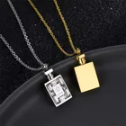 18k Diamond Necklace Necklacenecklace Stainless Steel 18K Gold-plated Classic Six-claw Single Diamond Zircon Necklace