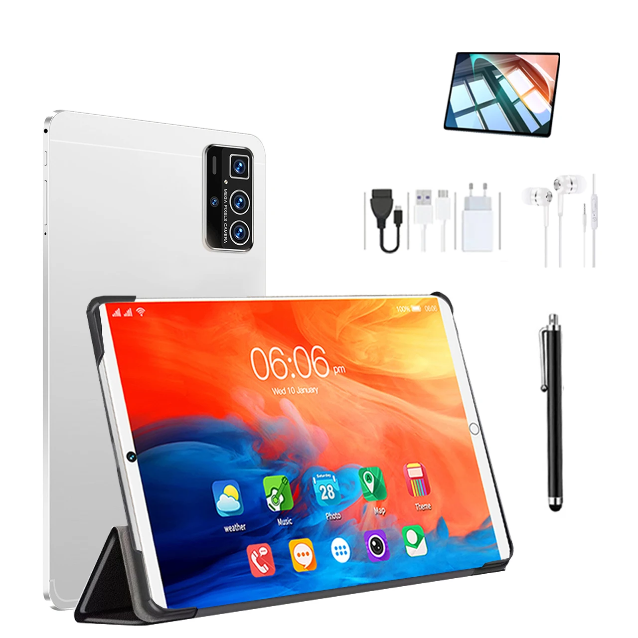 14pro 10.1 Inch Android Tablet - 4G 5G, 32GB-128GB Storage