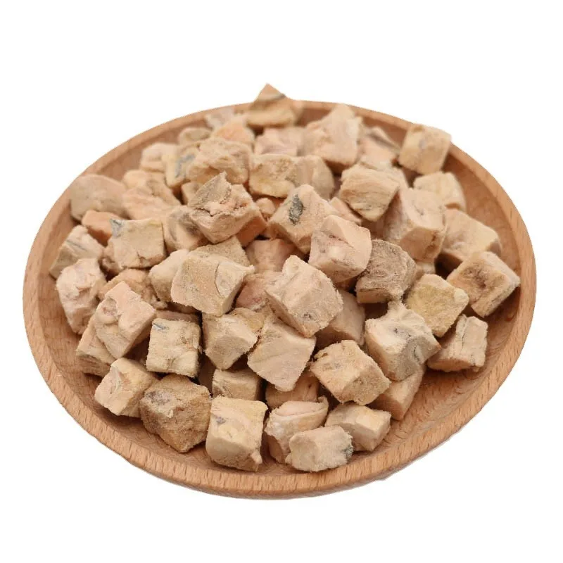 Pet Freeze-Dried Salmon Large Particles Cat & Dog Snacks No Additives Wholesale Made in Weifang Shandong