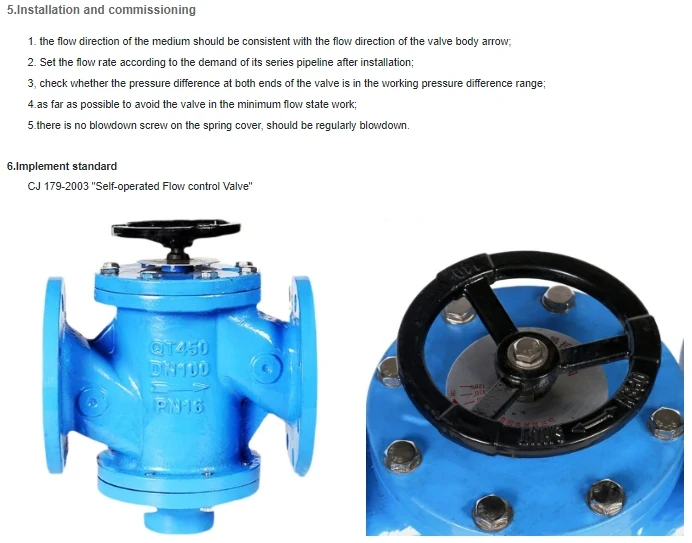 Electric Manual Ductile Iron Hydraulic Water Flow Control Valve Pressure Reducing Diaphragm Customizable OEM supplier