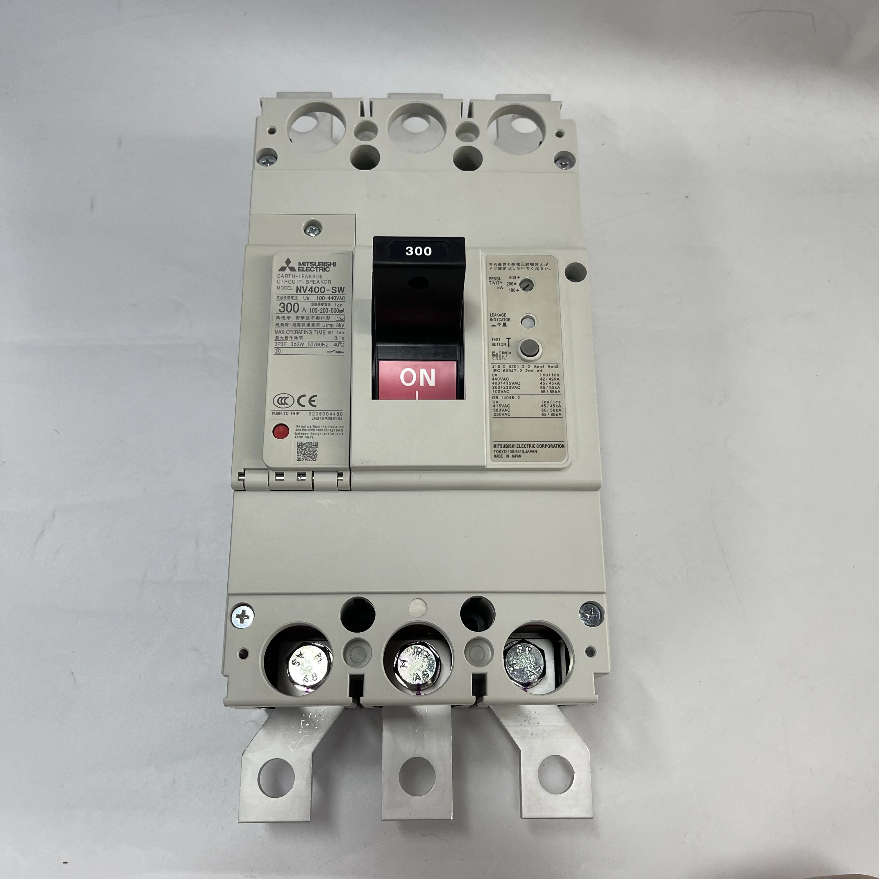 Mitsubishi Earth Leakage Circuit Breaker NV400-SW Mitsubishi Earth Leakage Circuit Breaker NV400-SW