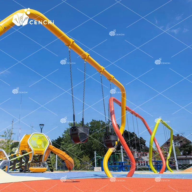 Cenchi Amusement Outdoor Swing Activity Play Public Park Design Community Sets Playground