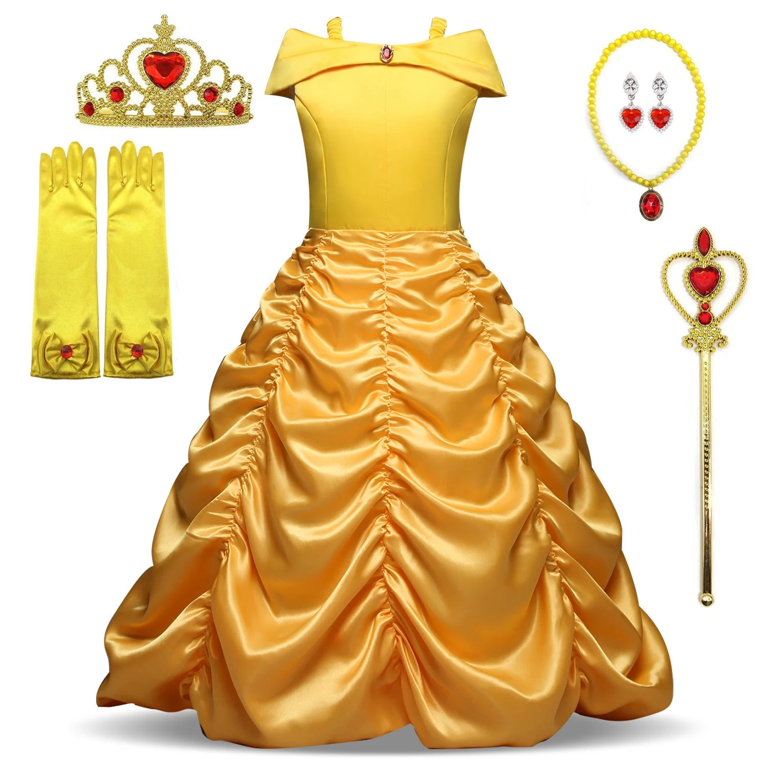 Belle Dress, Belle Costume, Belle Birthday Dress, Beauty and the Beast ...