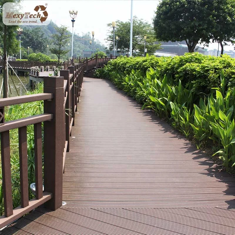 Garden Wpc Hollow Wood Plastic Composite  Floor Decking
