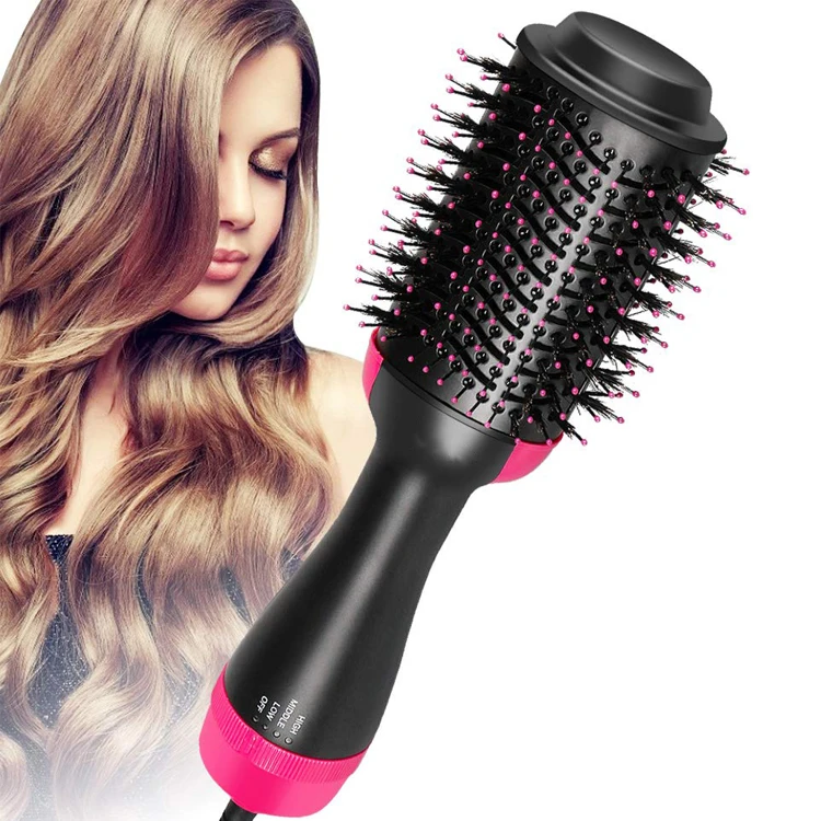 flat iron and brush in one