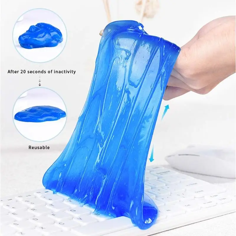 Car Wash Interior Car Cleaning Gel Slime For Cleaning Machine Dust Remover Glue Computer Keyboard Dirt Cleaner