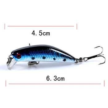 4.5cm/2.8g Artificial Hard Crankbait Crank Fishing Sinking Minnow for Saltwater Freshwater – Minnow – view 5