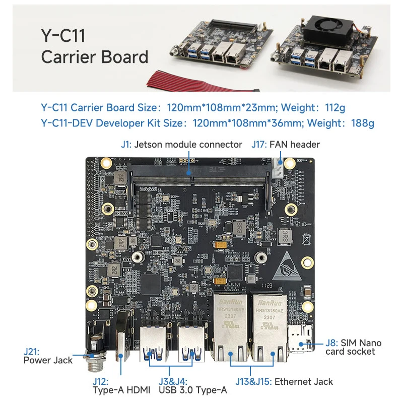 Nvidia Jetson Orin Nano 開発者キット（8Gモジュール+512SSD）開発