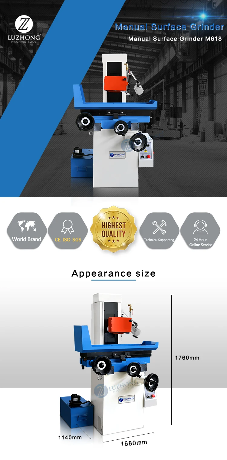 Top Accuracy Surface Grinding Machine M820 Grinding Machines For Metal