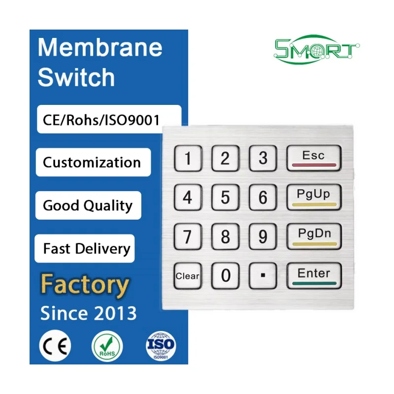 XIBANY 4 12 16 20 Tasti 4 * 4 Tastiera Con Interruttore A Membrana - Foto 3