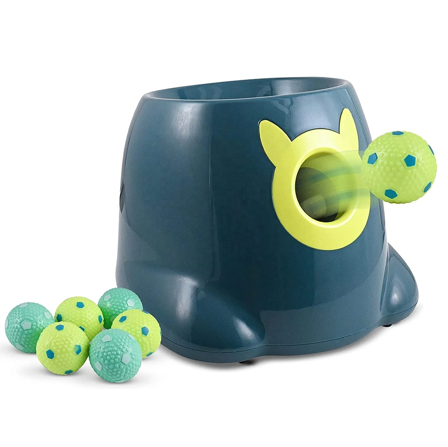 New Remote Control Automatic Dog Tennis Ball Launcher With Latex Balls Dual Power Supply Ball Thrower for Dogs