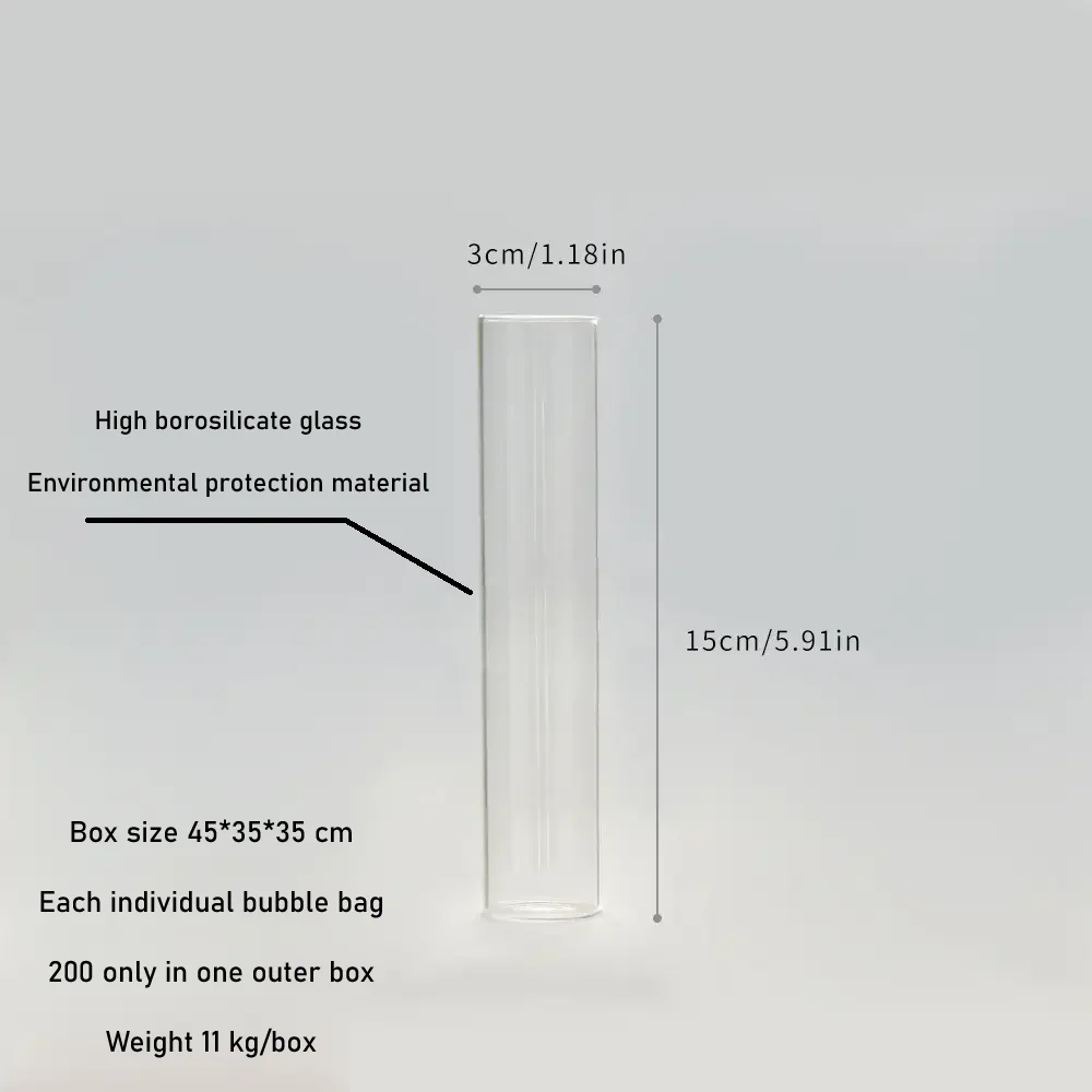 Test Tube Vase Flowers Greenery Hydroponic Glass Vase Planter Home Furnishings Collapsible Vase