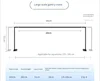 Black-Large gantry frame 181cm