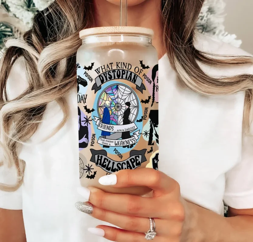 Custom Transfer Printing Ready Stick 16oz 25oz Libbey Glass Dtf Uv Cup