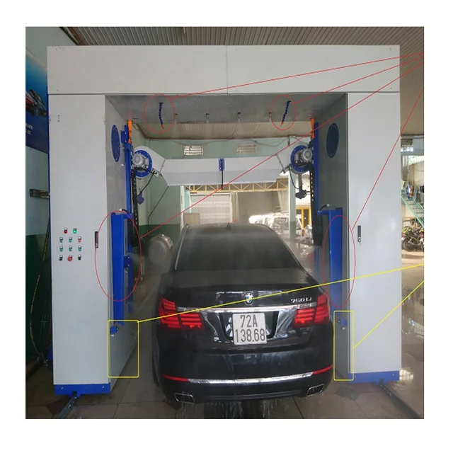 touchless car jet wash machine automatic car washing machine