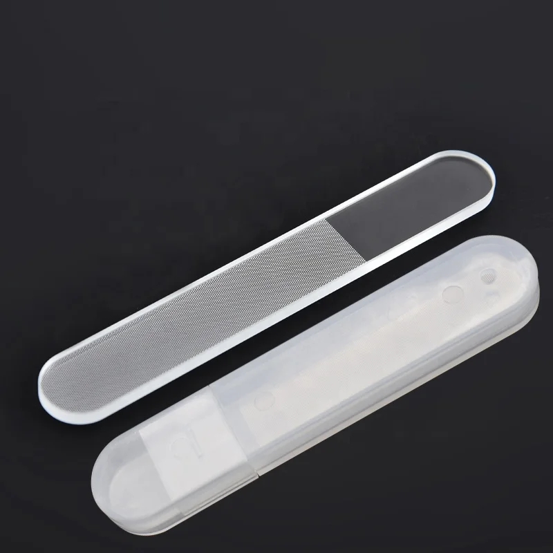 Hot Selling in America Colorful Glass Nail Shiner with Print