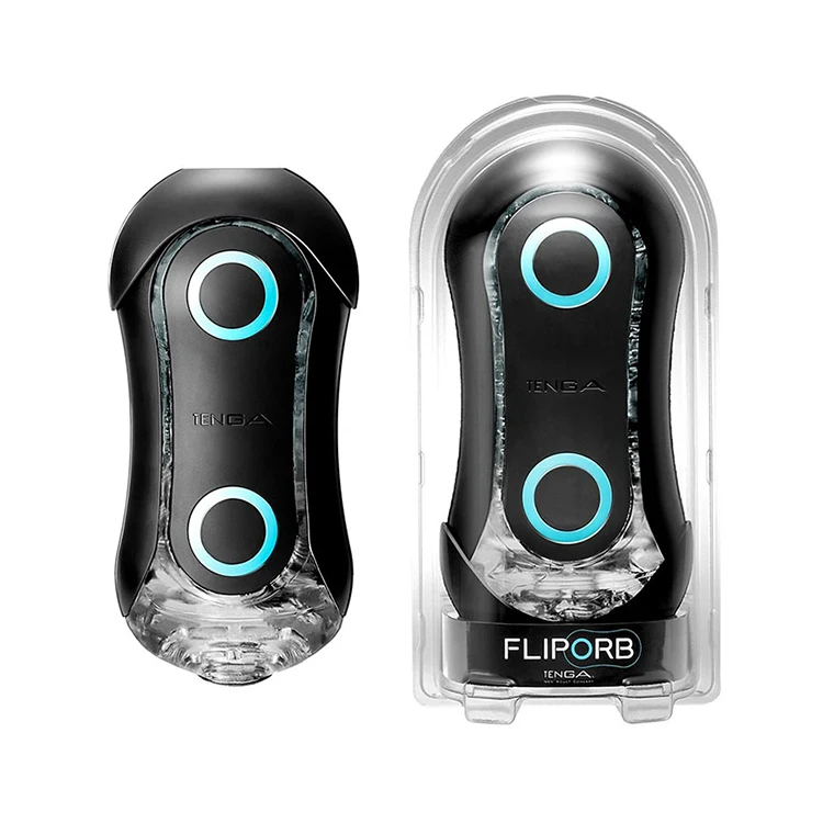 FLIP ORB Hands Free Male Vibrating Masturbator With Suction Vagina Pussy Cup Masturbation Device Sex Toys