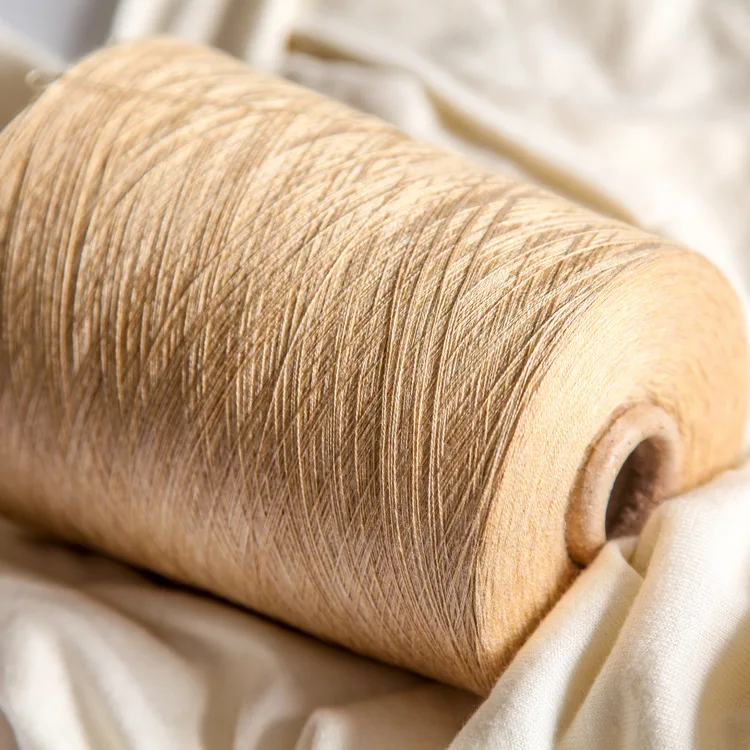 Hot Sale 48NM/2D 50%Viscose 40%Cotton 10% Spun Silk  Belend Yarn
