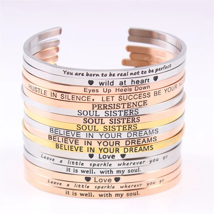 Blog  Shop inspirational quote Bracelets