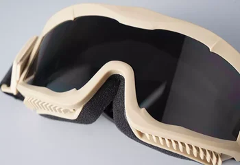 Lunettes Tactiques Militaires 3 Lentilles – Protection Airsoft, Paintball, Cyclisme, Moto – Anti-UV, Coupe-Vent, Vision Nocturne