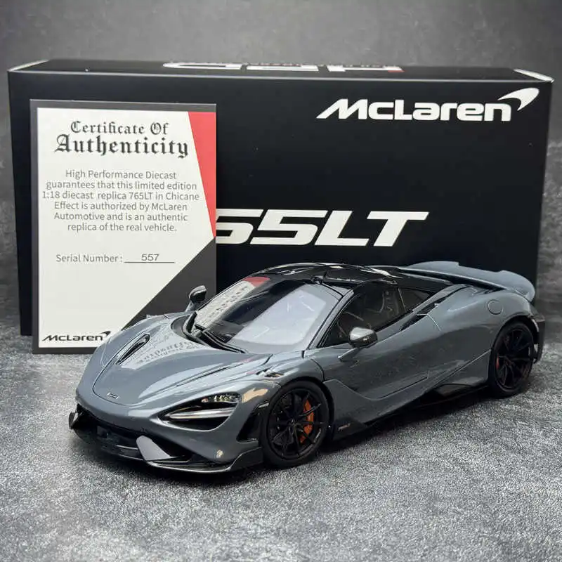 HPD マクラーレン 765LT 1/18 スケール 限定モデル ミニカー Zhengfeng HPD 1/18マクラーレン765LTシミュレーションレジンダイ