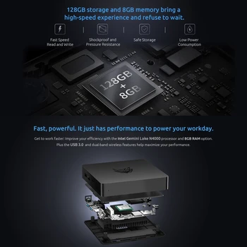 BMAX B1 Pro Win 11 Mini Industrial Computer - 8GB+128GB