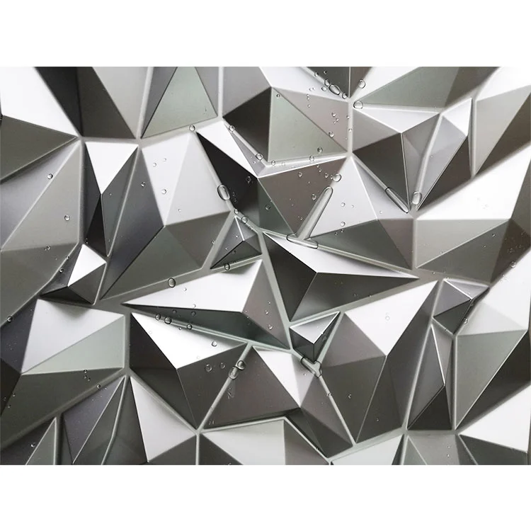Home Interior Modern Design Decorative PVC 3D Diamond Wall Panel