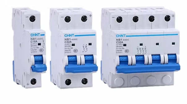 Chint Original NB7 Miniature Circuit Breaker 6A 10A 16A 20A 25A 32A 40A 50A 63A B C D Type 1P 2P 3P 4P 6KA Chint NB7 MCB