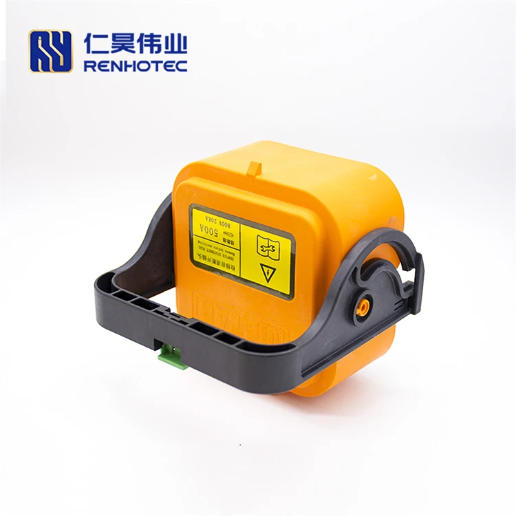 500A MSD Manual Service Disconnect for Servicing PHEV System Plug With Fuse and Front Mount Receptacle