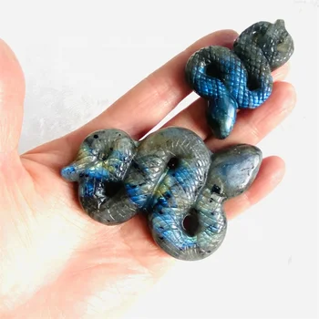 Wholesale Natural Blue Crystal Carving Animal Energy Gemstone