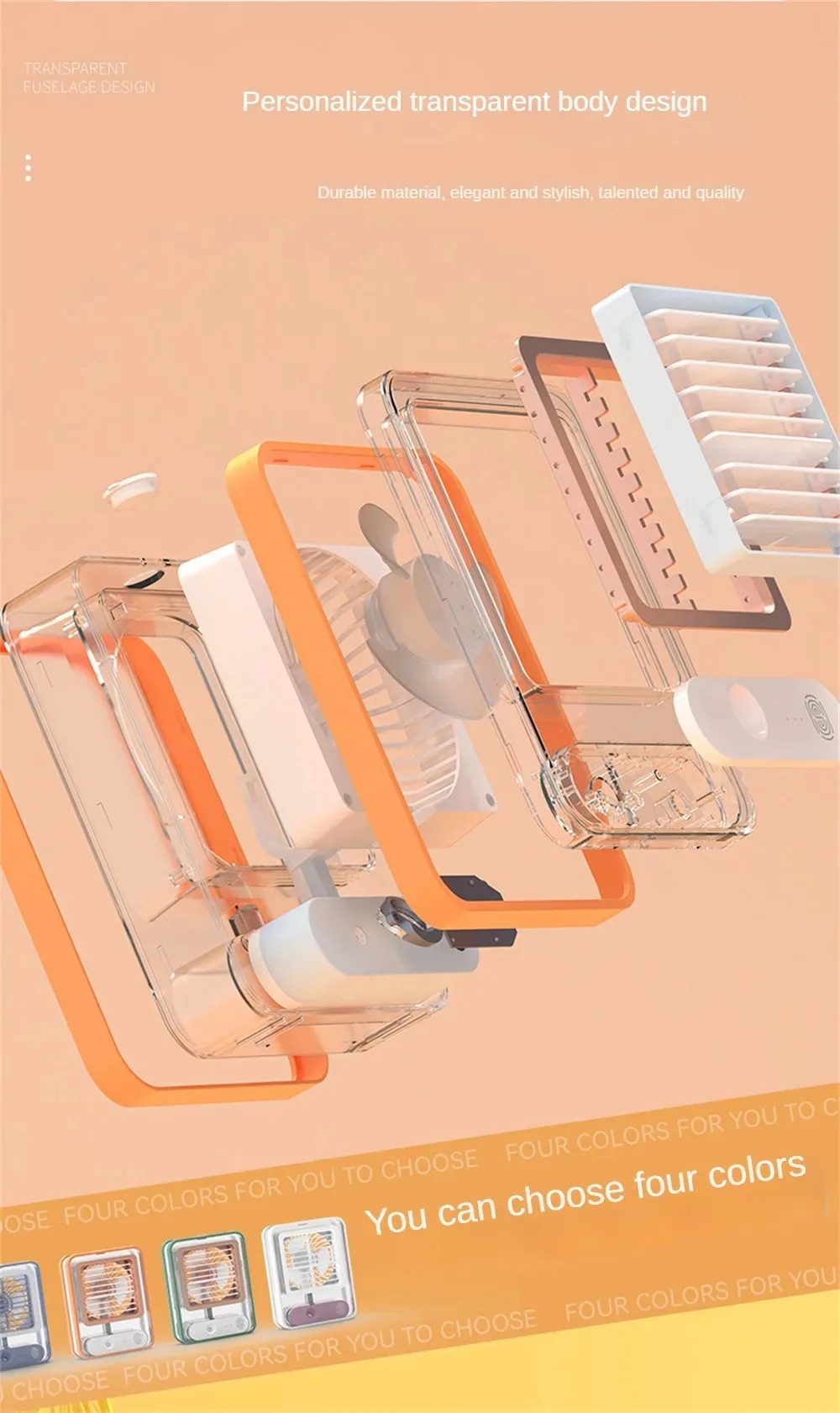 Portable Air Conditioner Fan Household Air Cooler And Humidifier_voghion.com