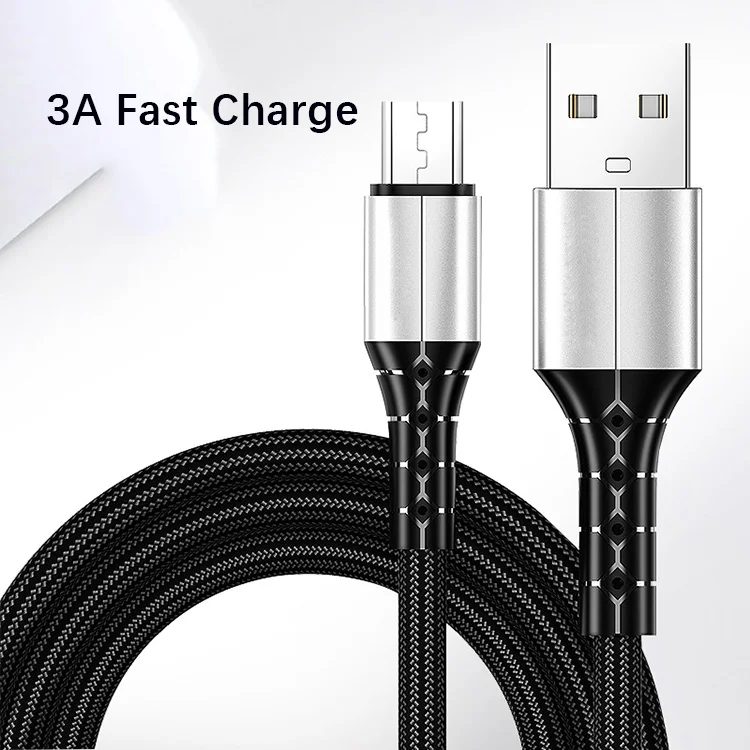 Высокое качество кабель с разъемом Usb Type-C для зарядного устройства цвета: черный зеленый красный нейлоновый плетеный передачи данных и быстрой зарядки в плоской спиралевидной