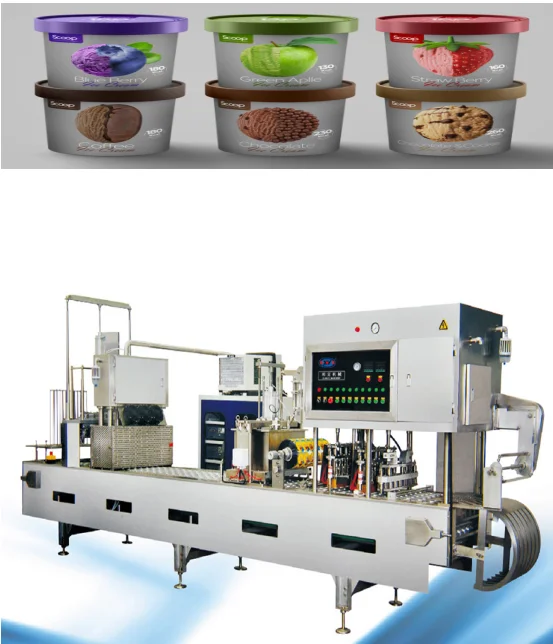 Automatic Industrial Ice Cream Cups Filling Sealing Machine Buy Automatic Ice Cream Cups