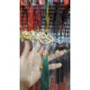 Colgante de Candado para Coche de Paz y Buena Fortuna (Verde Oscuro)