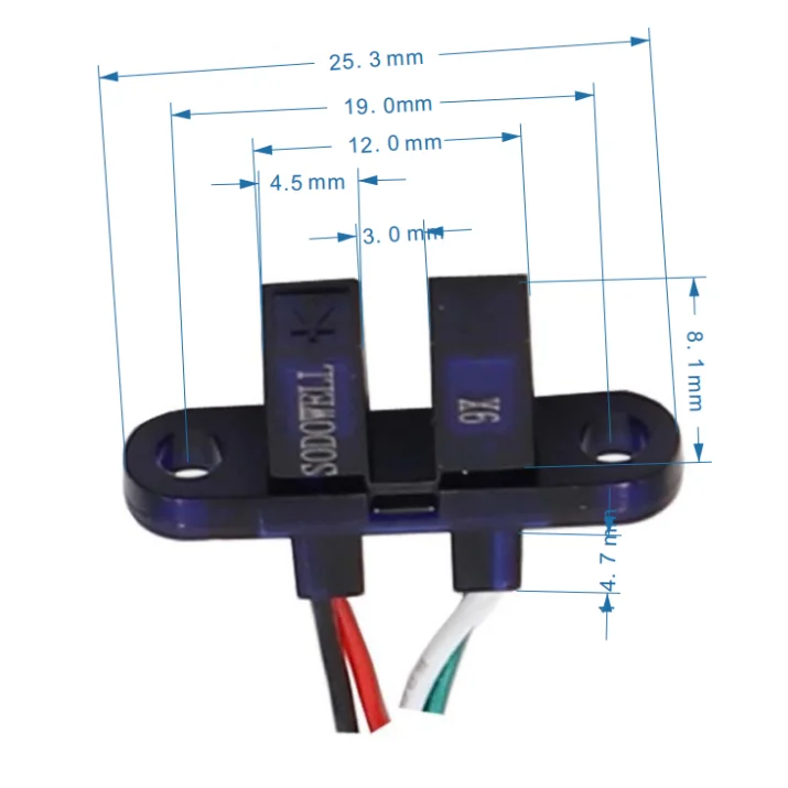 Cheap Price High Quality U Type Optic Sensor Thoery Infrared Photoelectric Sensor for Speed Detection