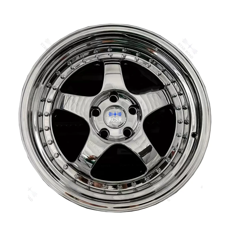 RCSR 18 19 Inch Customized Pentagram 5x120 5x114.3 5x112 Two Piece ...