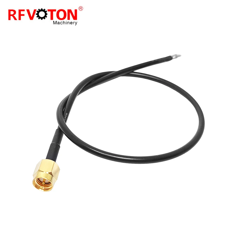 Factory Price Tnc Female Jack Hembra Bulkhead Waterproof to Sma Male Plug Macho Crimp 1.37mm Cable Jumper Assembly in Stock