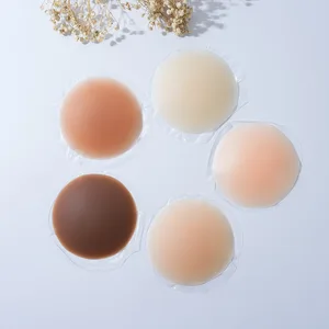 Best Selling Invisible Breast Cover Adhesive Skin-friendly Ultra Thin Edge Matte Silicone Washable Strapless Waterproof Nipple