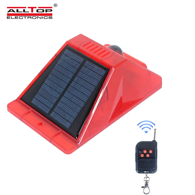 ALLTOP новые продукты IP65 водонепроницаемый пульт дистанционного управления 3w Открытый все в одном светодиодный светофор на солнечной батарее