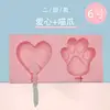 No. 6 corazón + pata de oso