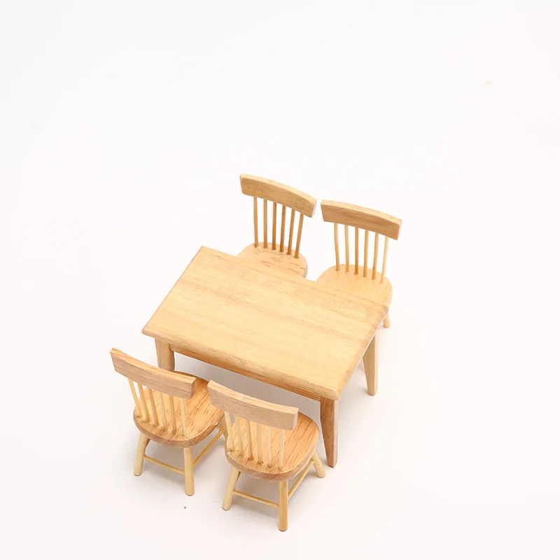 High Quality Wooden 112 Dollhouse Furniture Doll House Kitchen